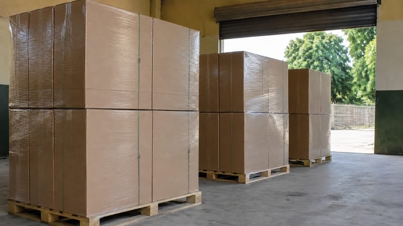 Stock prepared for dealer dispatch