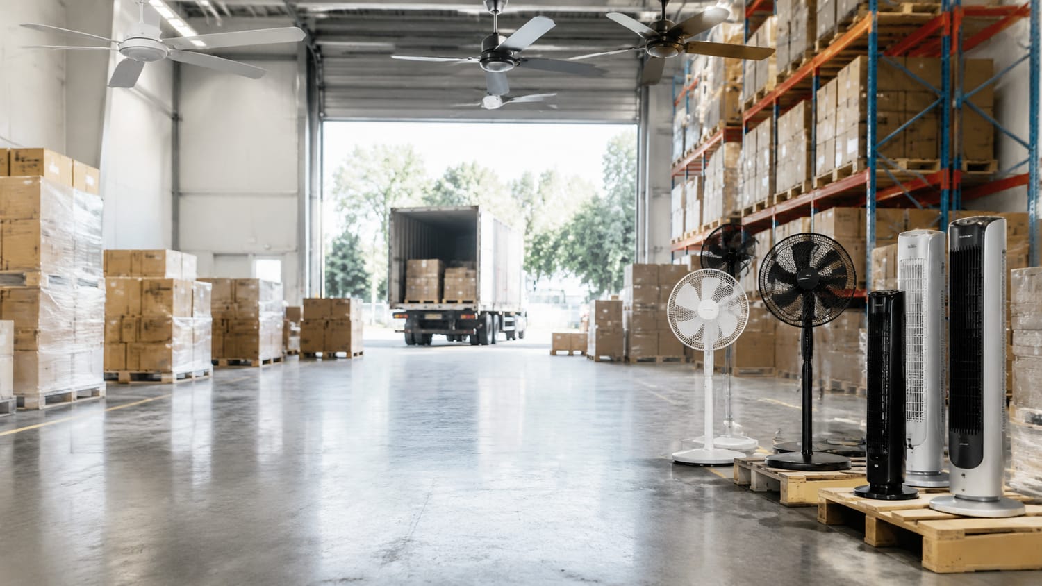 AMFAN distributor partnership at the warehouse