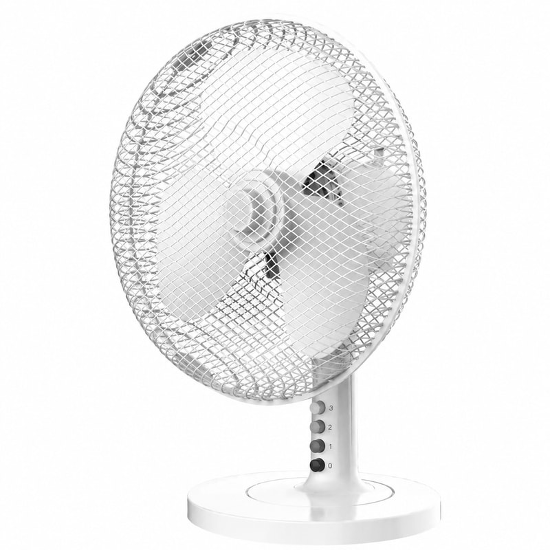 12 and 16 inch AC Desk Fan