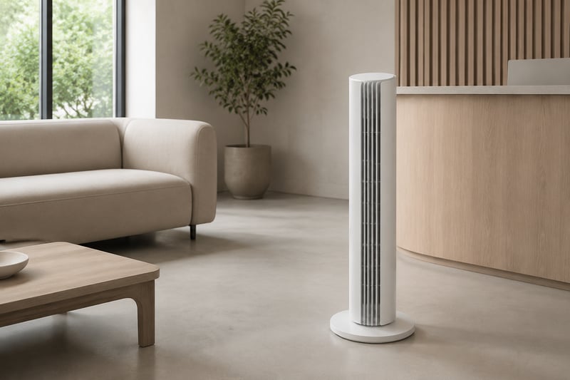 30 inch Tower Fan With Remote Control usage scene