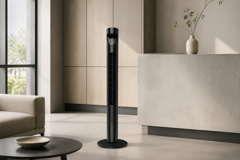 47 inch Tower Fan With Remote Control usage scene